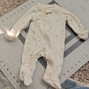 Carter's Cream Baby Footie